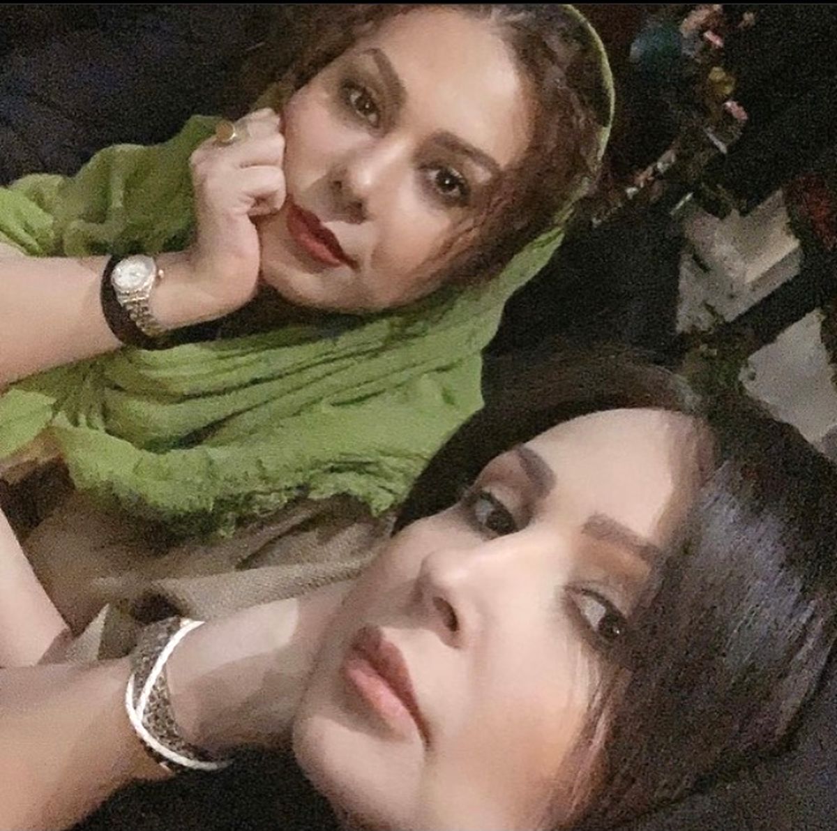 سلفی دوستانه پرستو صالحی با بهار ارجمند + عکس