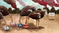 سکوت خبری رسانه های غربی در قبال جنایات اسرائیل درغزه! 