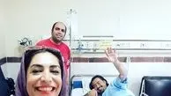 خانم بازیگر طنزهای مدیری در بیمارستان+عکس