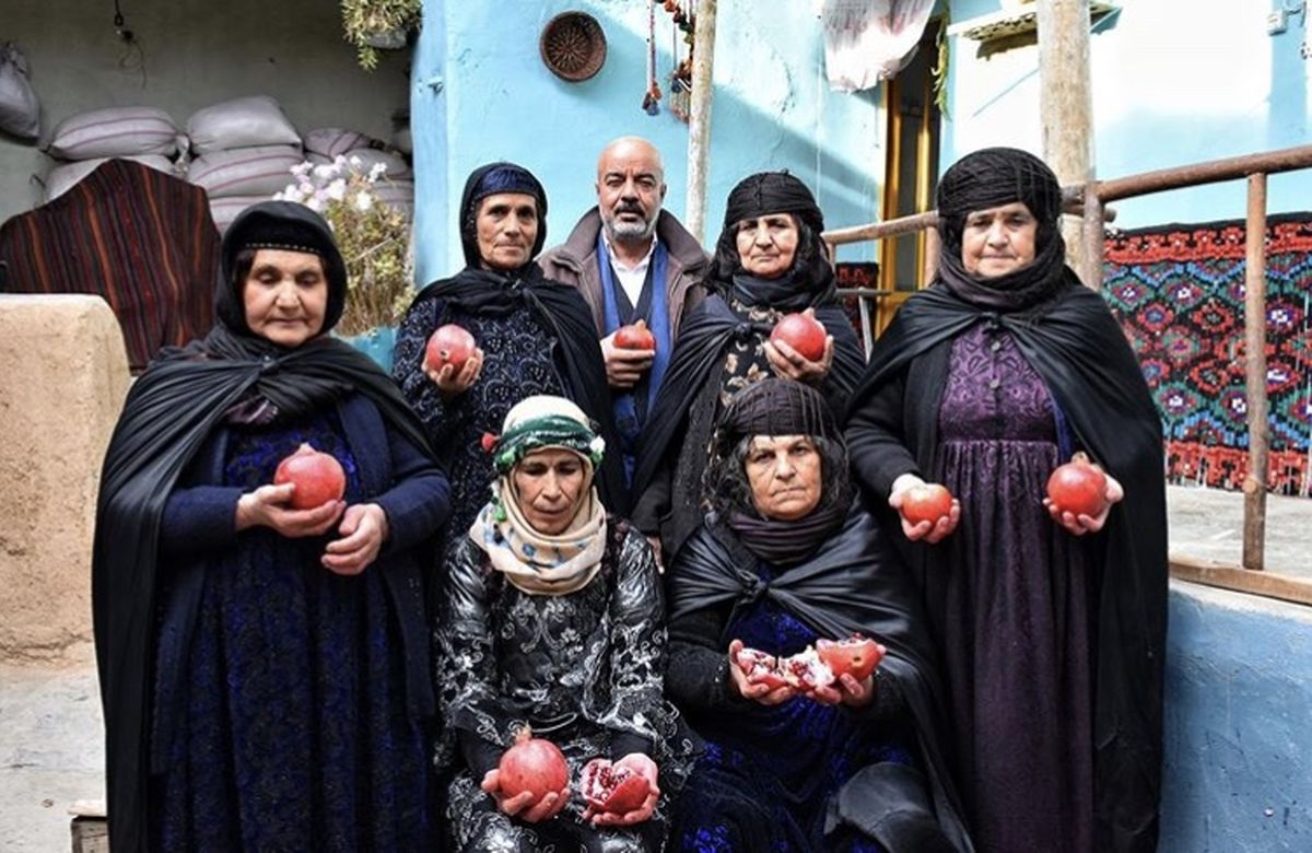 سعید آقاخانی با عمه هایش + عکس