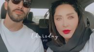 سارا منجزی پور و برادرش در ماشین + عکس