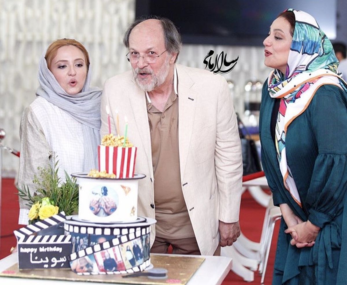 گلاره عباسی و شبنم‌مقدمی در تولد آقای بازیگر + عکس
