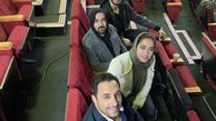 بازیگران آهنگ دونفره در یک سالن خالی + عکس