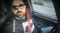 هومن سیدی سوار بر ماشین لاکچریش + عکس