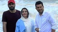 ساره بیات و حامد بهداد لب دریا+عکس