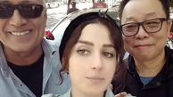 سلفی افسانه پاکرو با دوستان خارجی اش + عکس