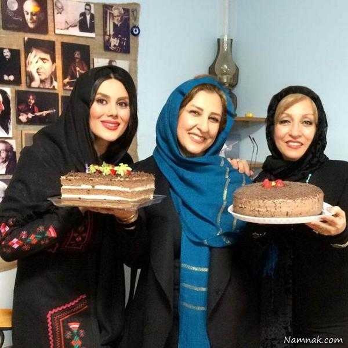 حال خوش مرجانه گلچین در کنار خواهرش+عکس