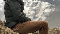 کوهنوردی مهرداد صدیقیان در زمستان + عکس