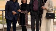 عکس زوج جنجالی ماه عسل و خانواده