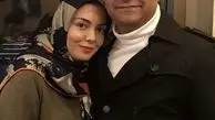 آزاده نامداری در کنار همسرش + عکس