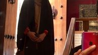 خانم خبرنگار و رونمایی بخشی از همسرش+عکس