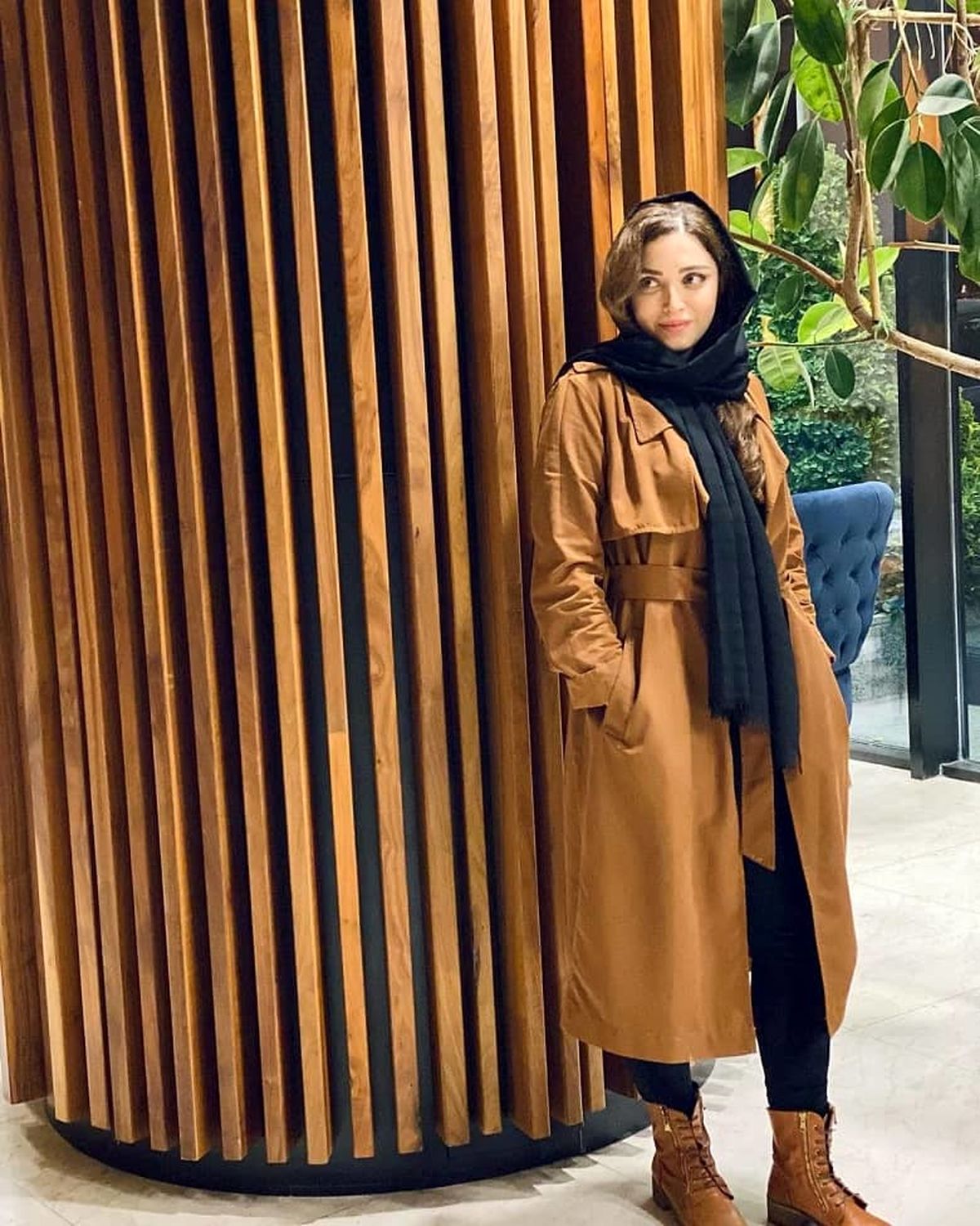 استایل پاییزی جذاب بهنوش طباطبایی 