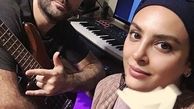 سلفی حدیثه تهرانی و همسرش در خانه شان + عکس