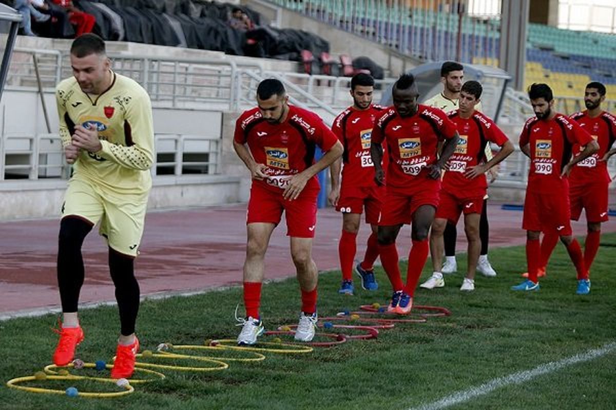 حضور ماهینی و ربیع خواه در تمرین گروهی پرسپولیس