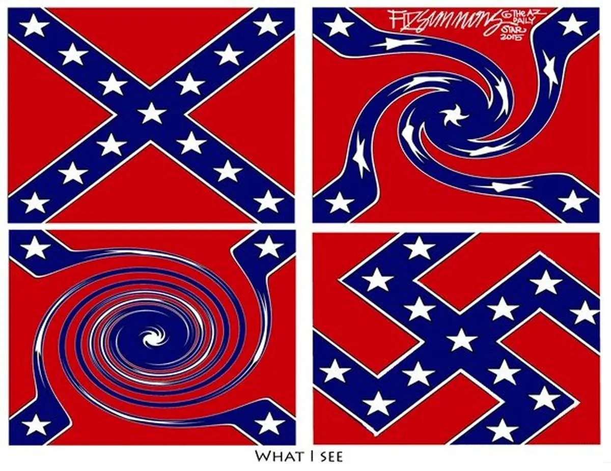 بحران نژاد پرستی/کاریکاتور