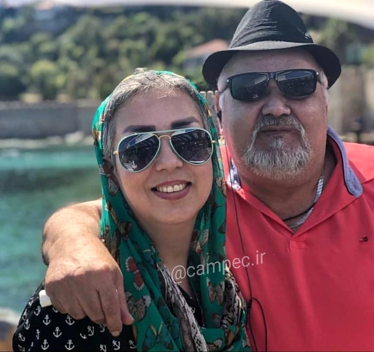 سفر اکبر عبدی و همسرش به ترکیه+عکس