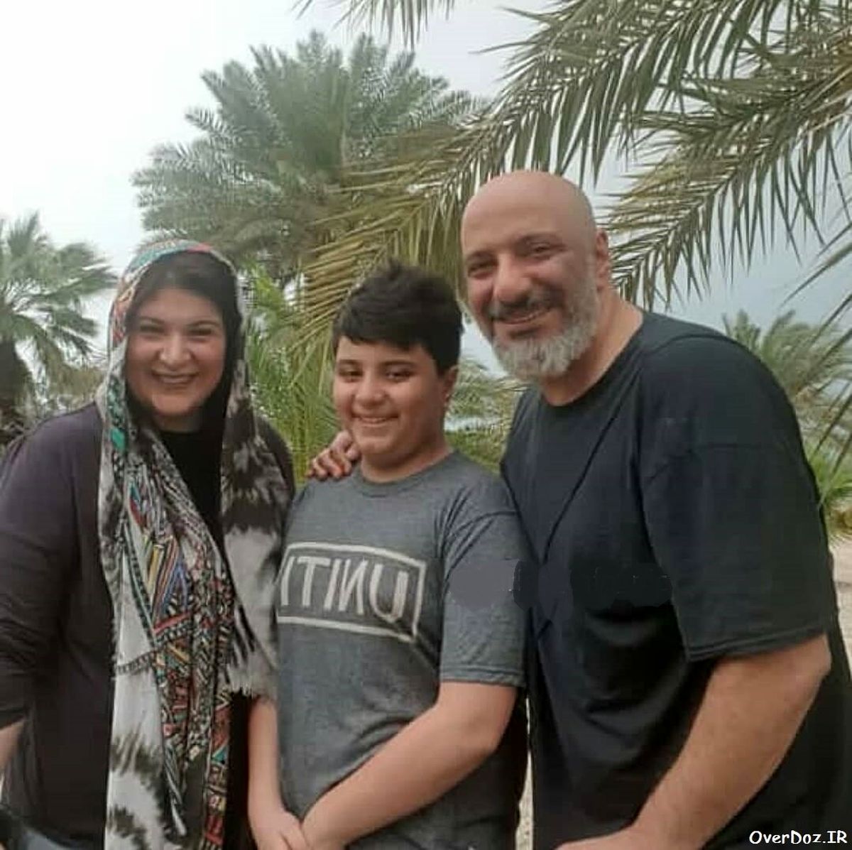 خانواده مهربان امیرجعفری در جنوب+عکس