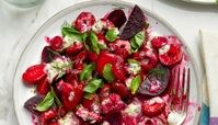 طرز تهیه سالاد لبو خوشرنگ و خوشمزه ی مجلسی