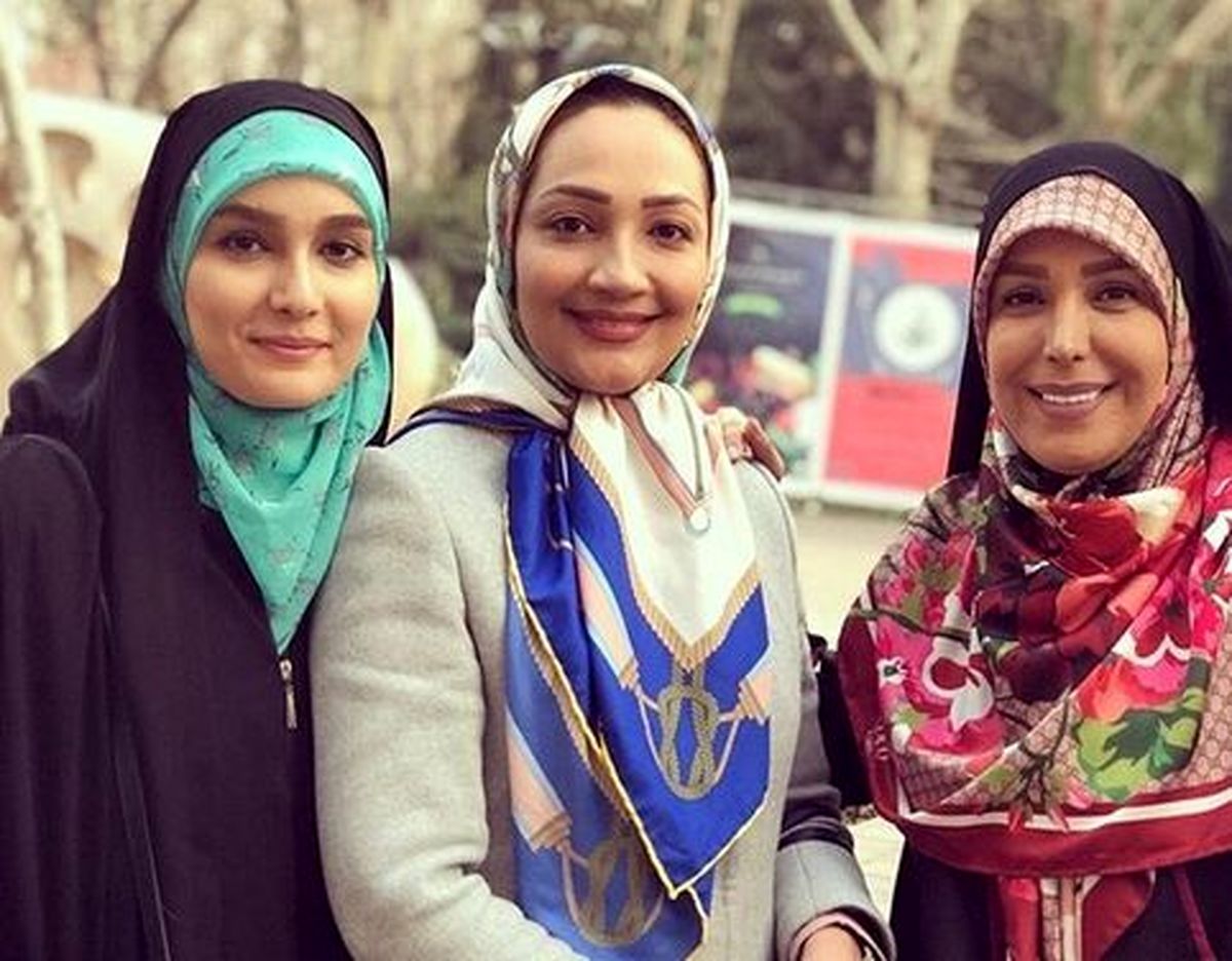 دورهمی خانم مجری با دوستانش + عکس