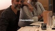 رستورانگردی پیمان ‌معادی و رفیقش + عکس