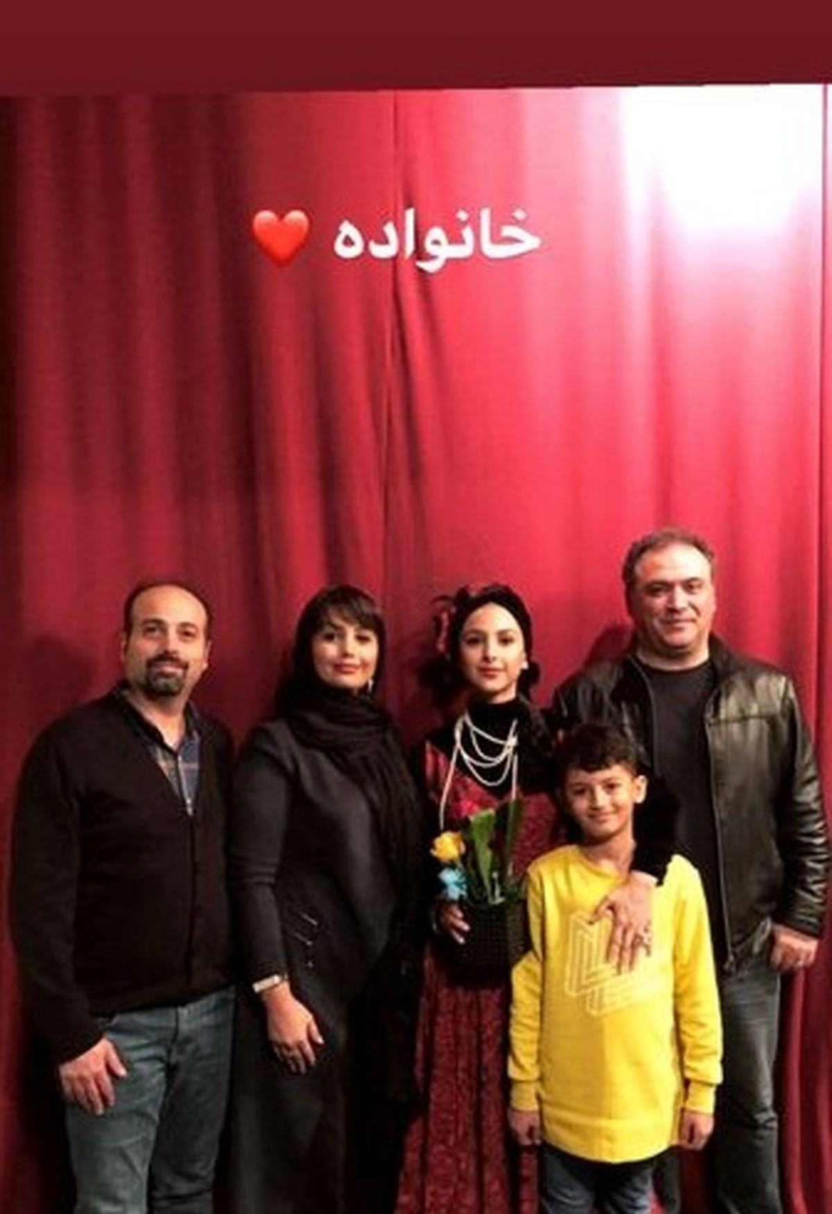 جوانه دلشاد و خانواده جوانش+عکس