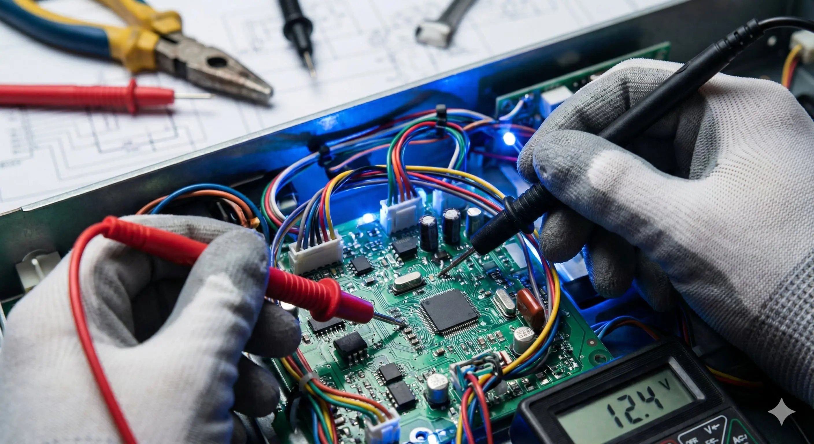 عیب یابی قطعات یخچال سامسونگ توسط ایرانا سرویس