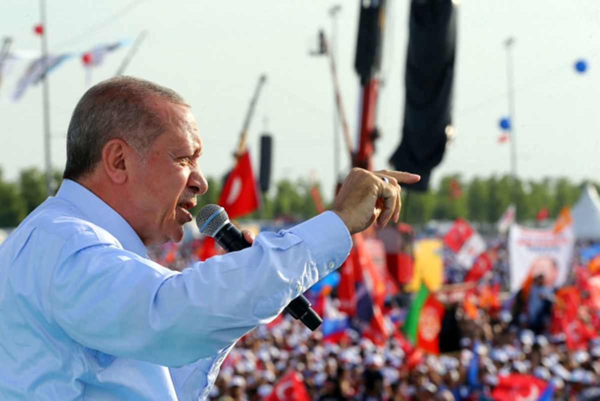 اردوغان برای خود تبلیغ کرد