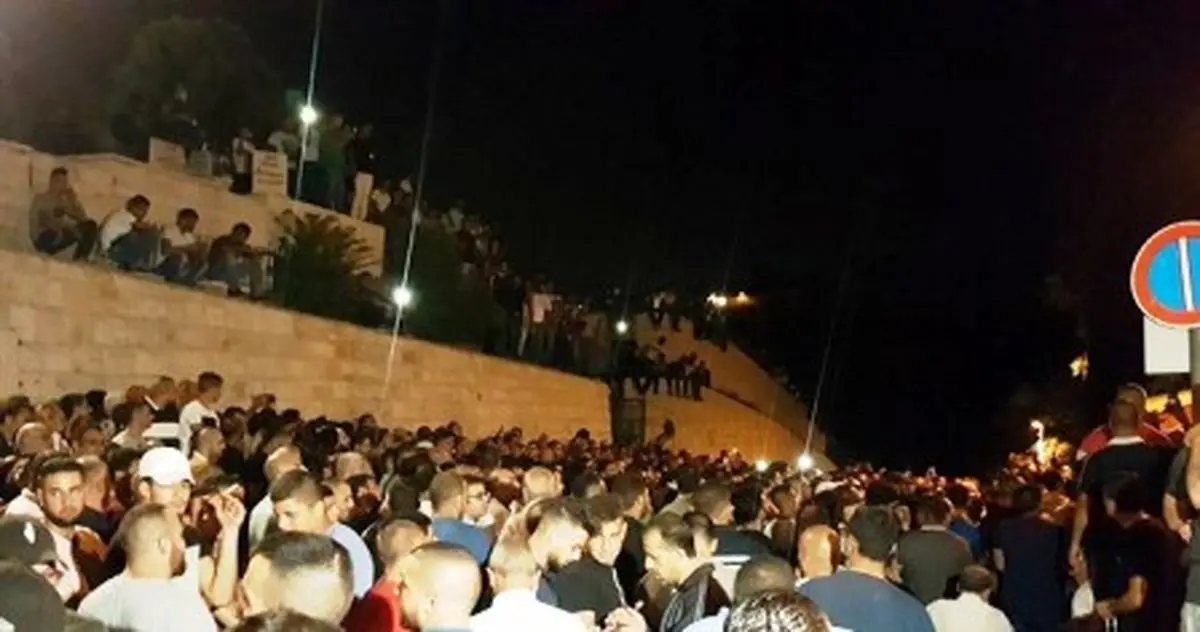 22 زخمی در درگیری رژیم صهیونیستی با جوانان فلسطینی در مسجد الاقصی
