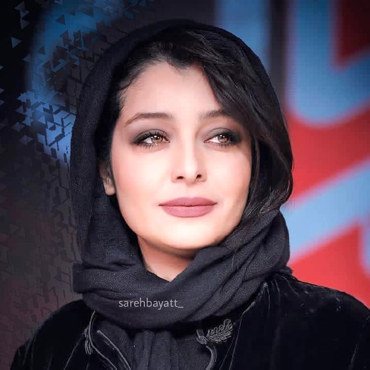 ساره بیات در گریمی متفاوت+فیلم