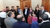 صحبت های بشار اسد در دیدار سرزده با خانواده شهدا