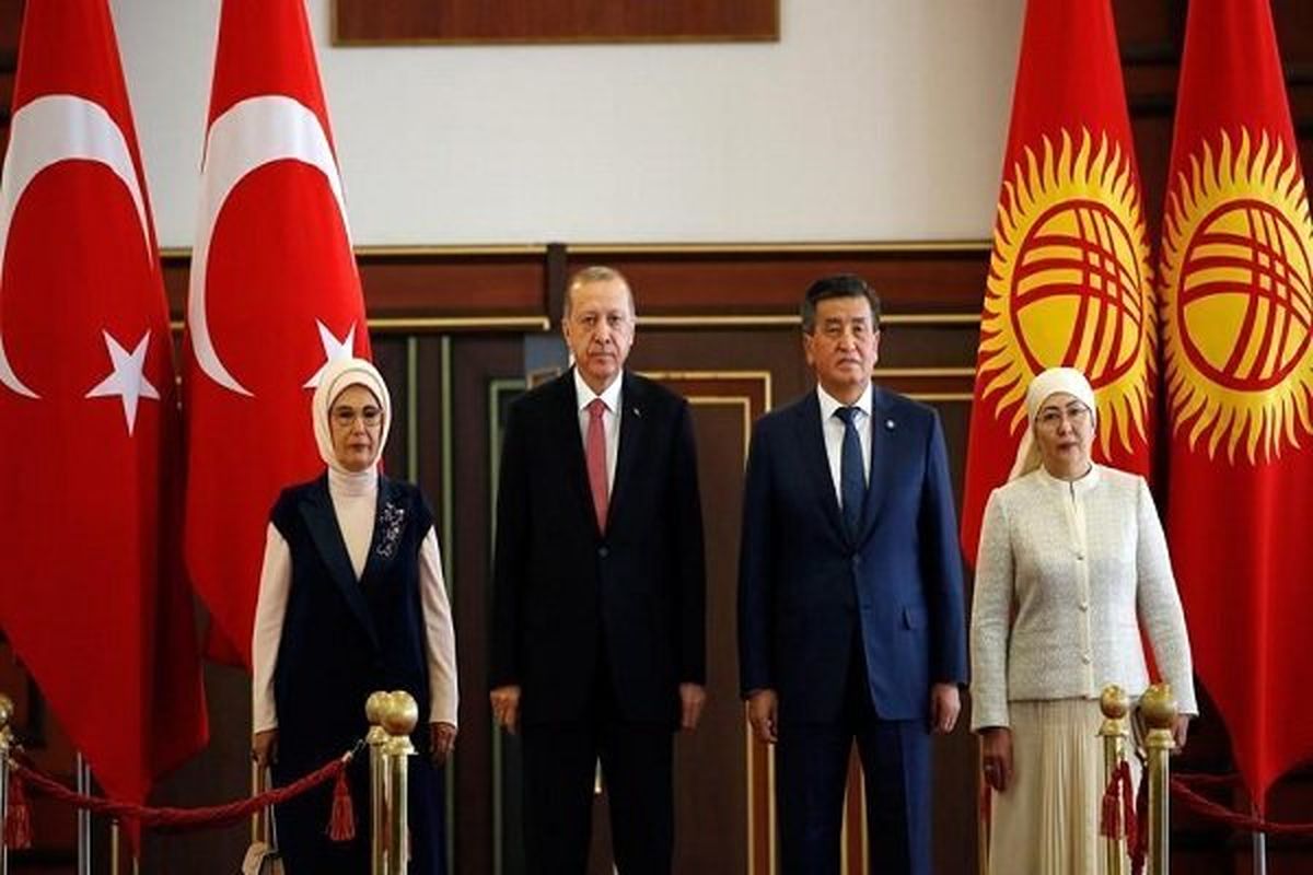 اردوغان وارد قرقیزستان شد