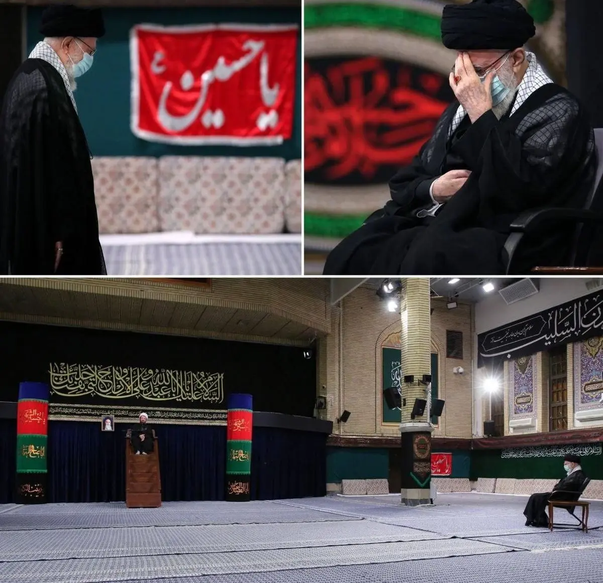 دومین شب عزاداری محرم با حضور رهبر انقلاب 