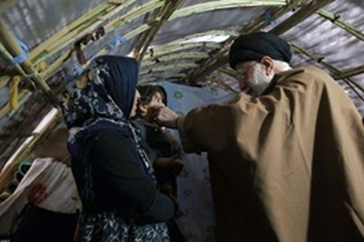 بازدید رهبری از مناطق زلزله‎زده