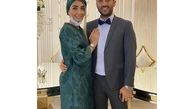 پویان گنجی و همسرش در مراسم سالگرد ازدواجشان + عکس
