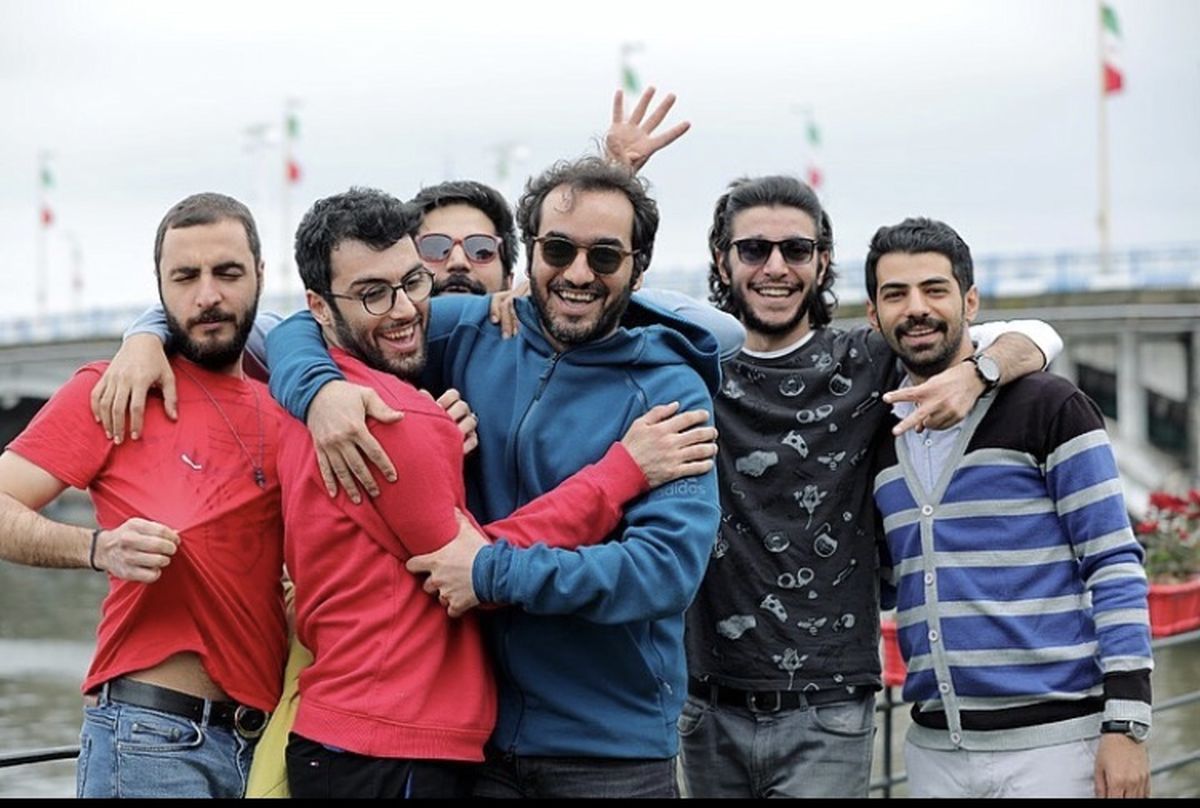 سجاد افشاریان در جمع دوستان شادش + عکس