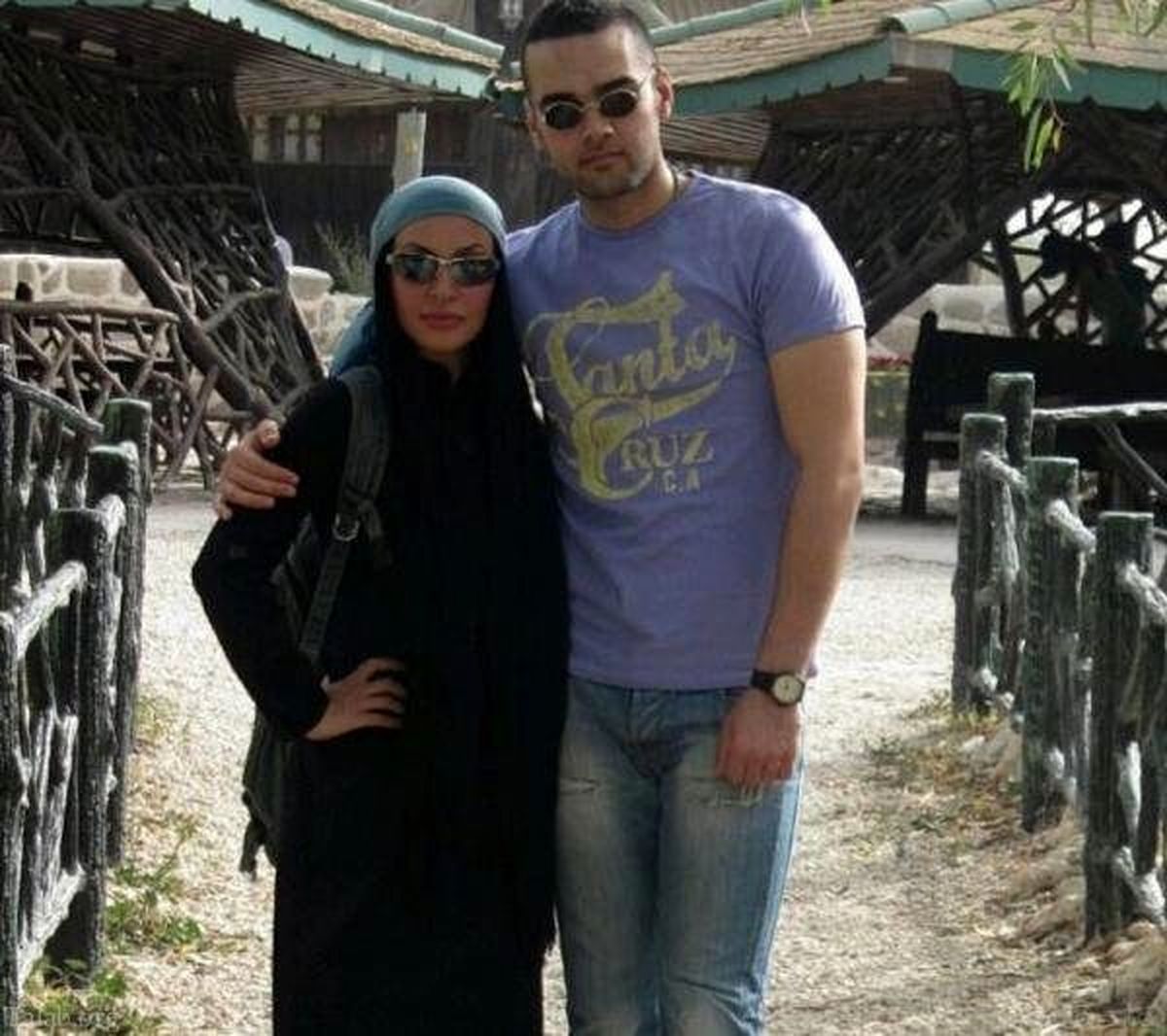 گردش کردن زیبا بروفه با برادرش + عکس