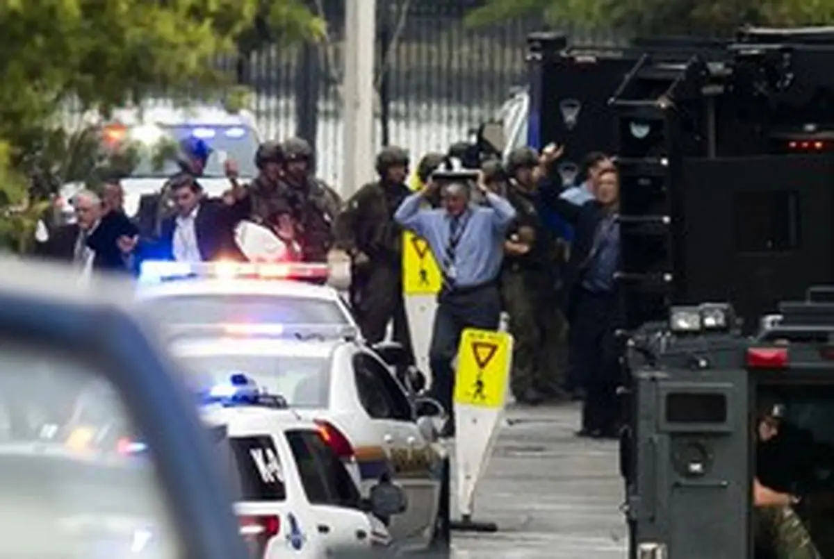 ۱۲کشته درساختمان نیروی دریایی آمریکا