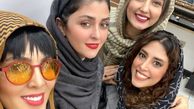 سلفی لیلا بلوکات و دوستان دوست داشتنی اش + عکس