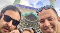 علی اوجی‌ و ‌نرگس محمدی در سفر + عکس