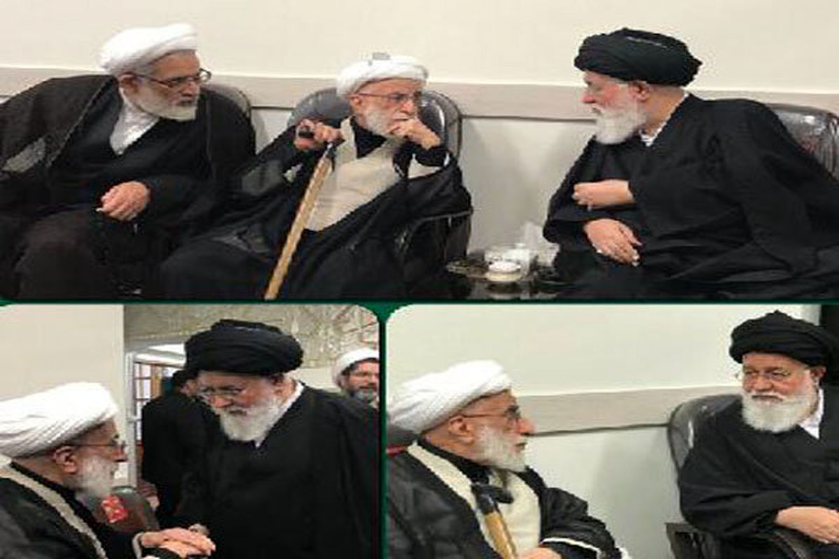 آیت الله جنتی با آیت الله علم الهدی دیدار کرد