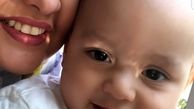 نماد سختی و گریه تلویزیون در کنار نینی خان+عکس