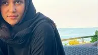 عکس ملیح پریناز ایزدیار لب دریا