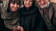بهنوش بختیاری و پدر و مادرش + عکس