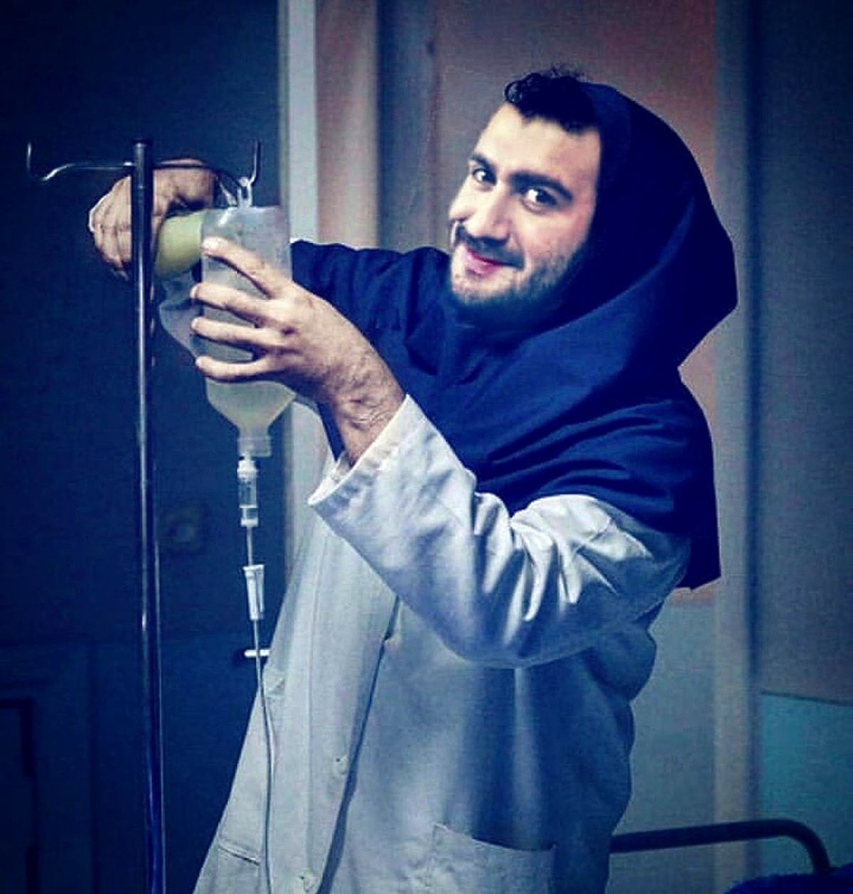 نیما شعبان نژاد پرستار شد + عکس