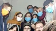 شهره لرستانی در پشت صحنه کار جدیدش + عکس