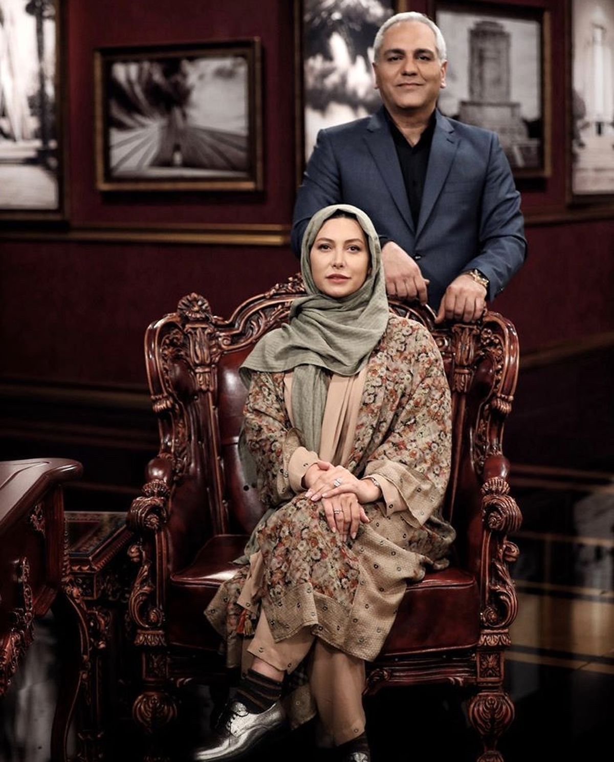 فریبا نادری میهمان دیشب برنامه دورهمی شد + عکس