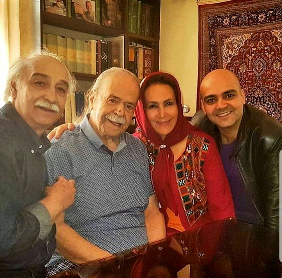 مهمانی خانوادگی پاک نیت ها در خانه محمد علی کشاورز+عکس