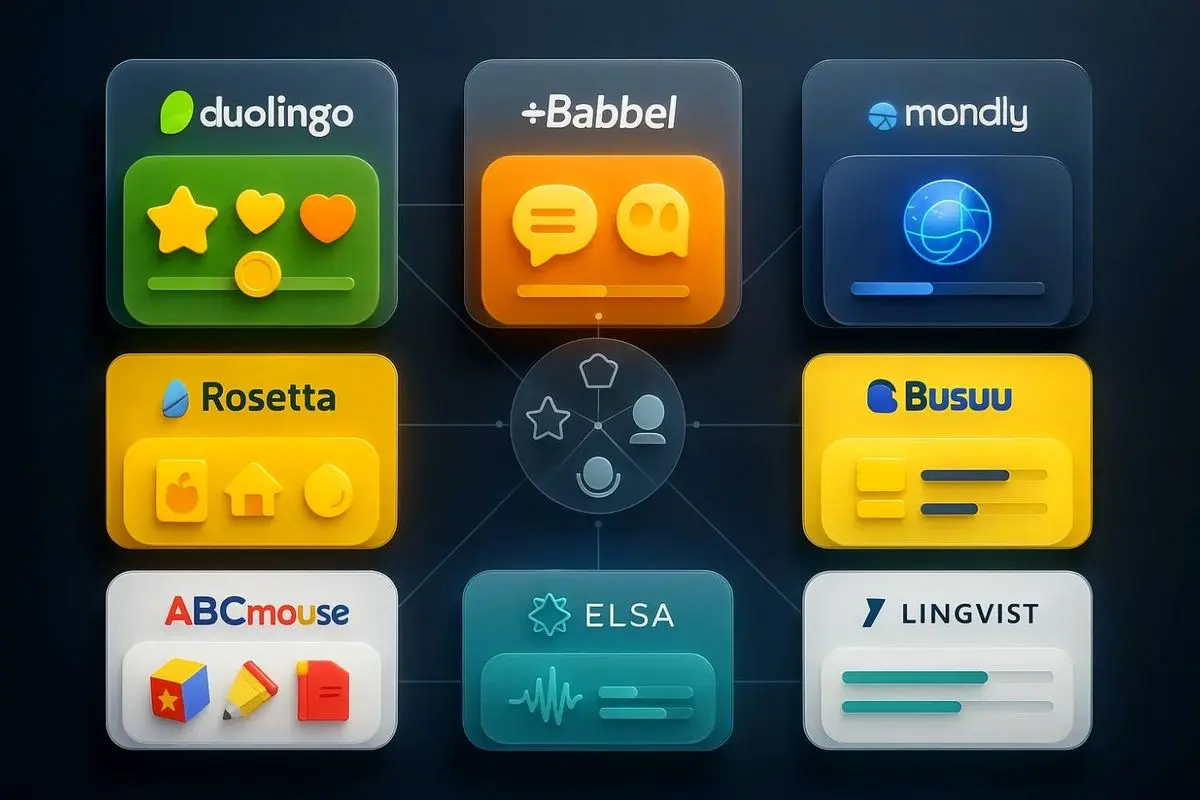 بهترین اپلیکیشن‌های یادگیری زبان