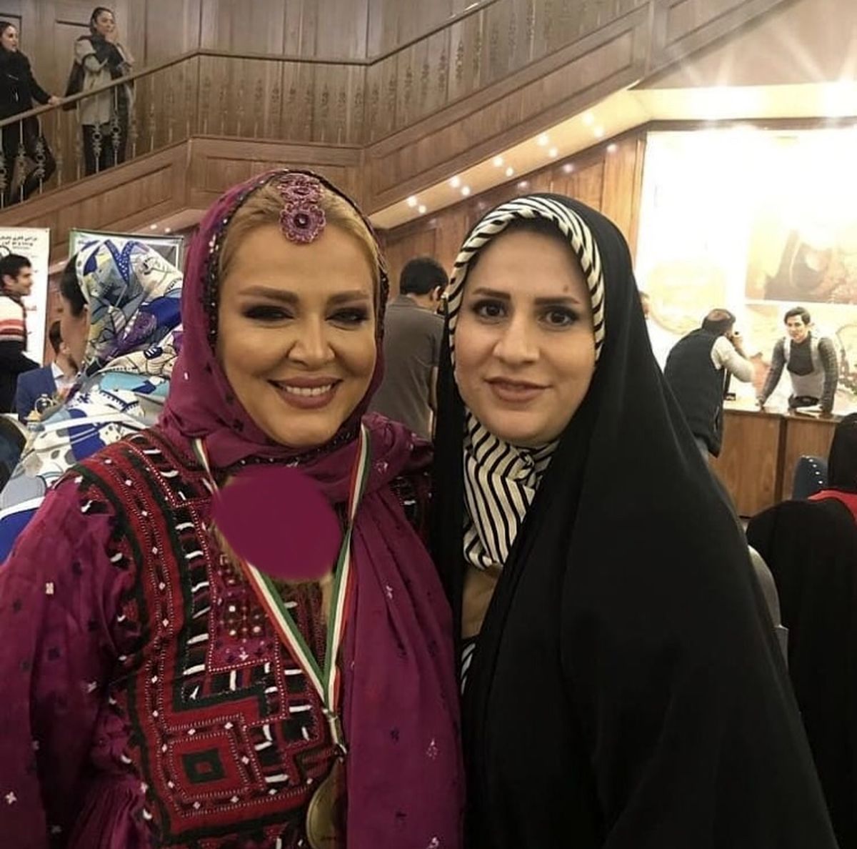 لباس عجیب بهاره رهنما در یک ‌مراسم + عکس