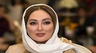 تریپ جدید «الهام حمیدی» با مانتوی زردش